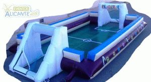 Juegos y Colchonetas Hinchables en Alicante - Futbolin Humano