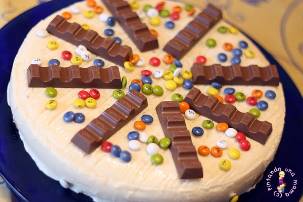 Tarta de queso con galletas tipo Príncipe